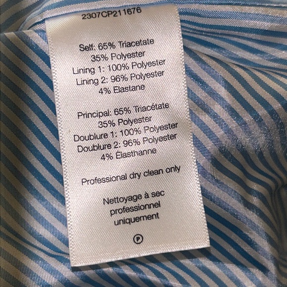 Veronica Beard Gail Dickey Double-Breasted Crepe Jacket Lagoon Blue Sz 8 NWT - Picture 7 of 10